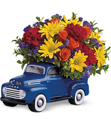 Teleflora's '48 Ford Pickup Bouquet from Scott's House of Flowers in Lawton, OK